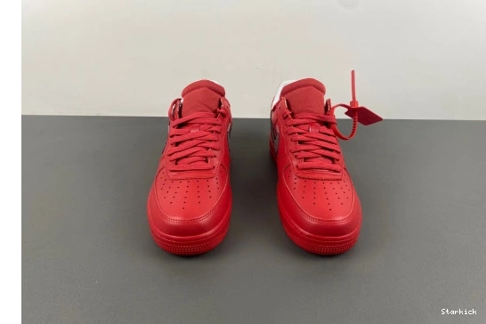 Force Air 1  Nike AO4297-600 Off-White Red   Low 0709
